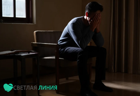 Мужчина в депрессии
